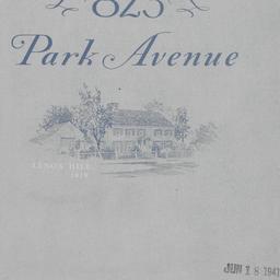 823 Park Avenue