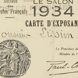 Salon 1934 Carte d'Expo...