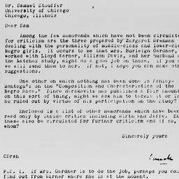 Letter from Charles Dollard...