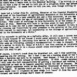 Letter from Dorothy Swaine ...