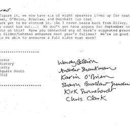 Correspondence, 2005-05-05....