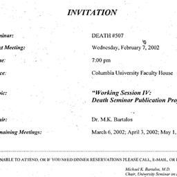 Announcements, 2002-02-06. ...
