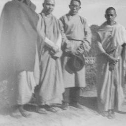 Rindzin Wangpo(?) with thre...