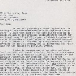 Correspondence-To Elihu Roo...