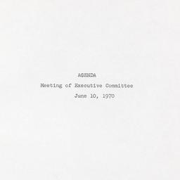 Executive Committee Meeting