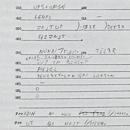 Eastern questionnaire, answ...