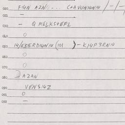 Eastern questionnaire, answ...