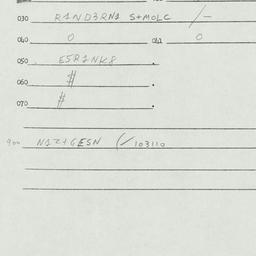 Eastern questionnaire, answ...