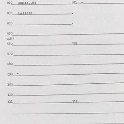 Western questionnaire, answ...