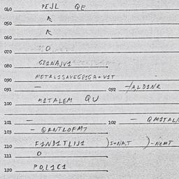Eastern questionnaire, answ...
