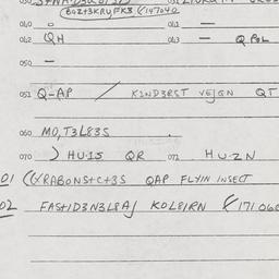 Eastern questionnaire, answ...