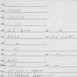 Eastern questionnaire, answ...