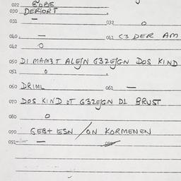 Eastern questionnaire, answ...