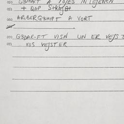 Eastern questionnaire, answ...