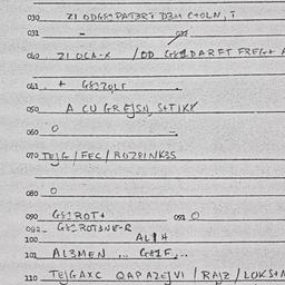 Eastern questionnaire, answ...