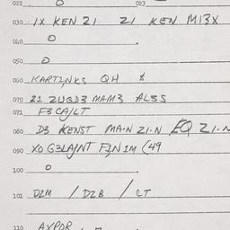 Eastern questionnaire, answ...