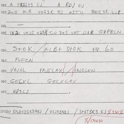 Eastern questionnaire, answ...