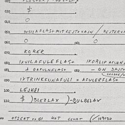 Eastern questionnaire, answ...