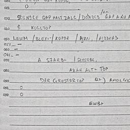 Eastern questionnaire, answ...