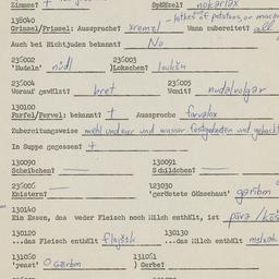 Western questionnaire, answ...