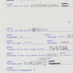 Western questionnaire, answ...