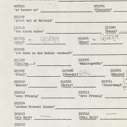 Eastern questionnaire, answ...