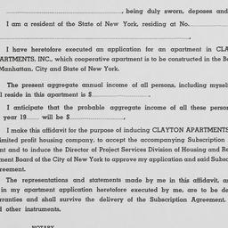Clayton Apartments, Inc., L...