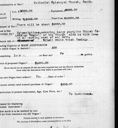 Carnegie Church Organs, War...