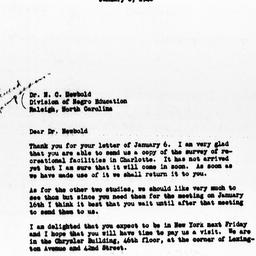 Letter from Guy B. Johnson ...