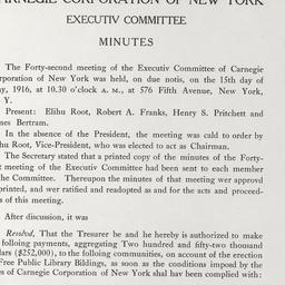 Executive Committee Meeting