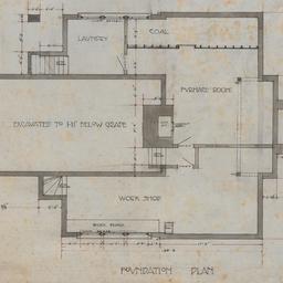 Working drawing #1: Foundat...