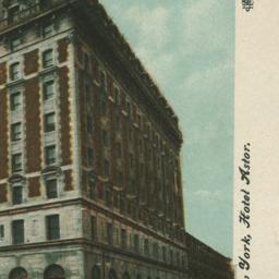 New York, Hotel Astor