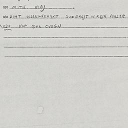 Eastern questionnaire, answ...
