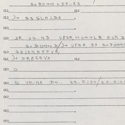 Western questionnaire, answ...
