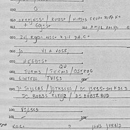Eastern questionnaire, answ...