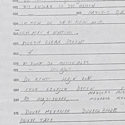 Eastern questionnaire, answ...