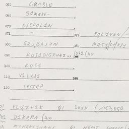 Eastern questionnaire, answ...