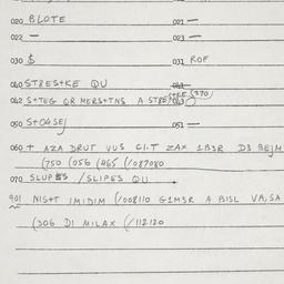 Eastern questionnaire, answ...