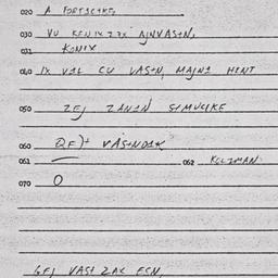 Eastern questionnaire, answ...