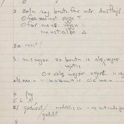 Eastern questionnaire, blue...