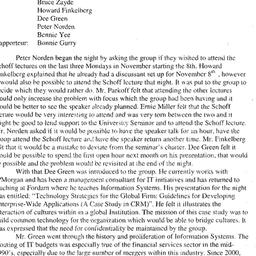 Minutes, 2004-10-11. Organi...