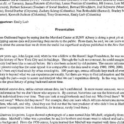 Minutes, 2003-11-19. The Ci...
