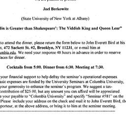 Announcements, 2002-10-11. ...