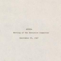 Executive Committee Meeting