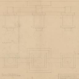 Light fixture elevation, plan