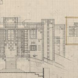 Working drawing #4: South, ...