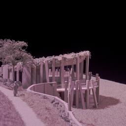 Model, garden pavilion.