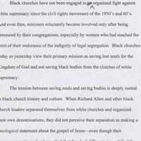 Mission of Black Churches