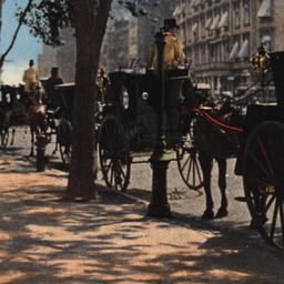 Cab Stand at Madison Square...