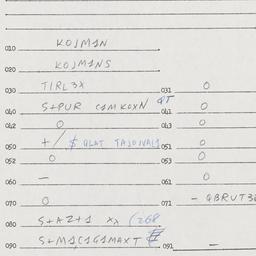 Eastern questionnaire, answ...